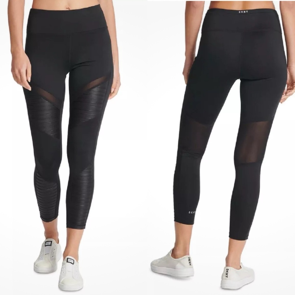 DKNY Sport Moto High-Waist Leggings